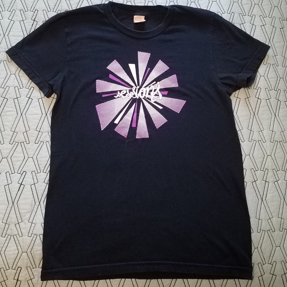 Sessions screenprint tee shirt